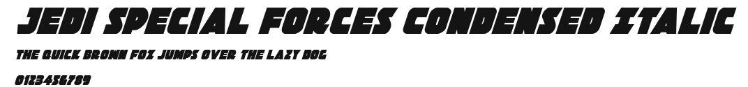 Jedi Special Forces Condensed Italic.ttf