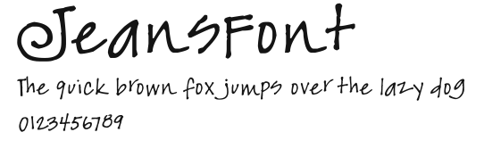JeansFont.ttf