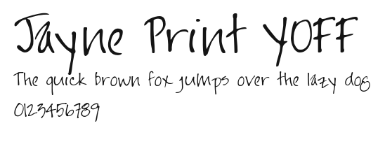 Jayne Print YOFF.otf