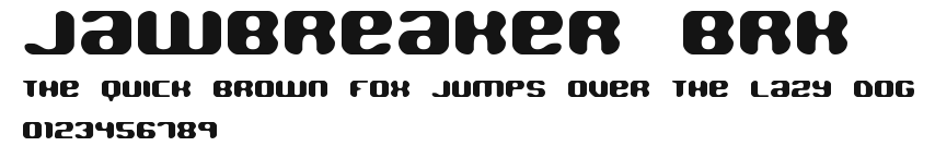 Jawbreaker BRK.ttf