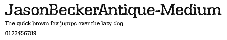 JasonBeckerAntique-Medium.ttf