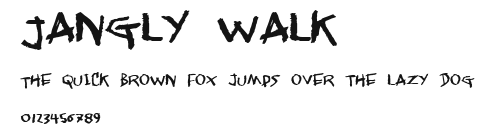 Jangly walk.ttf