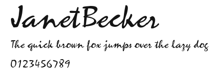 JanetBecker.ttf