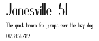 Janesville 51.ttf