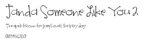 Janda Someone Like You 2.ttf