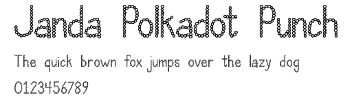 Janda Polkadot Punch.ttf