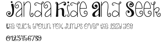 Janda Hide And Seek.ttf