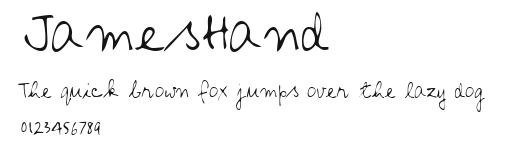 JamesHand.ttf