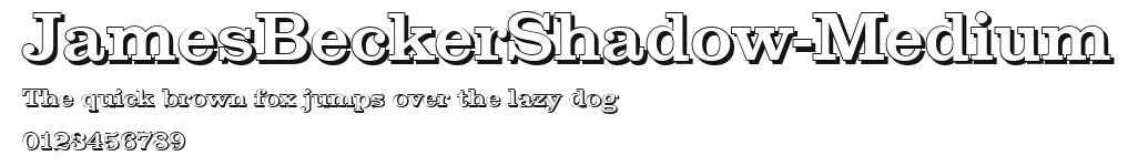 JamesBeckerShadow-Medium.ttf