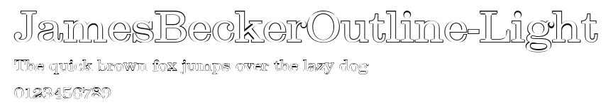 JamesBeckerOutline-Light.ttf