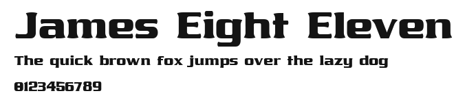 James Eight Eleven.ttf