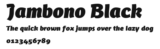 Jambono Black.ttf