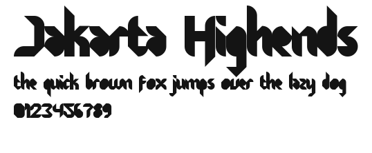 Jakarta Highends.ttf