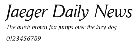 Jaeger Daily News.ttf
