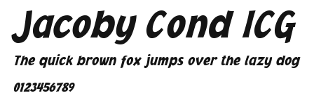 Jacoby Cond ICG Preview