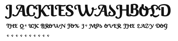 JackieSwashBold Preview