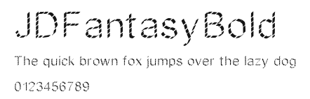 JDFantasyBold Preview