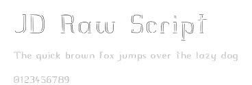 JD Raw Script.ttf