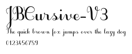 JBCursive-V3 Preview