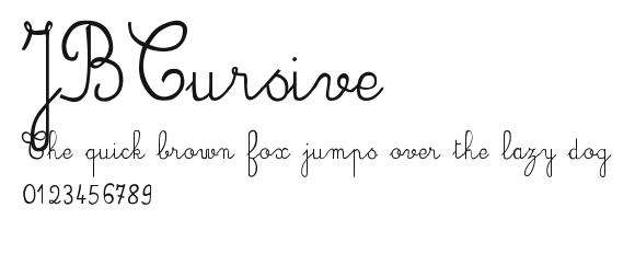 JBCursive Preview