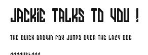 JACKIE TALKS TO YOU !.ttf