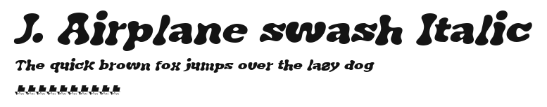 J. Airplane swash Italic.ttf