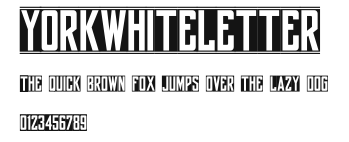 yorkwhiteletter Preview