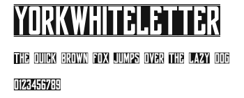 yorkwhiteletter Preview