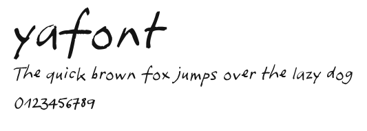 yafont.ttf