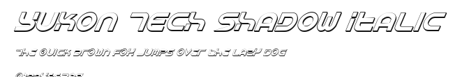 Yukon Tech Shadow Italic.ttf