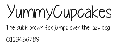 YummyCupcakes.ttf