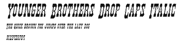 Younger Brothers Drop Caps Italic.ttf