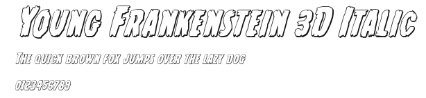 Young Frankenstein 3D Italic.ttf
