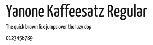 Yanone Kaffeesatz Regular.otf