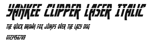 Yankee Clipper Laser Italic.ttf