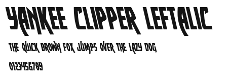 Yankee Clipper Leftalic.ttf