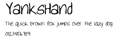 YanksHand.ttf