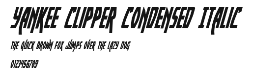 Yankee Clipper Condensed Italic.ttf