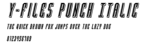 Y-Files Punch Italic.ttf