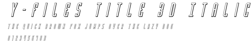 Y-Files Title 3D Italic.ttf