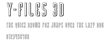 Y-Files 3D.ttf