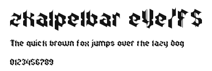 zkalpelbar eYe/FS.ttf