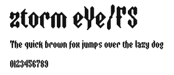 ztorm eYe/FS.ttf