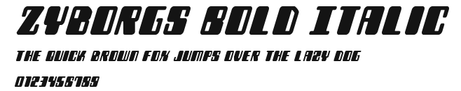 Zyborgs Bold Italic.ttf