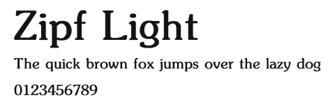 Zipf Light Preview