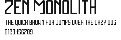 Zen Monolith Preview