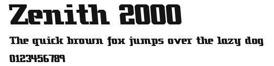 Zenith 2000 Preview