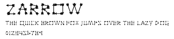 Zarrow.ttf