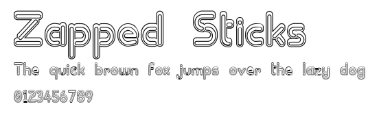 Zapped Sticks.ttf