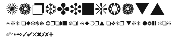 ZapfDingbats Preview